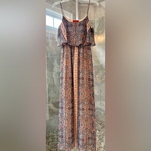 EUC RED by Sax maxi dress size M